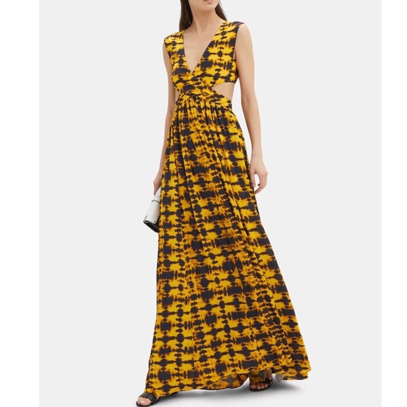NEW PROENZA SCHOULER REVOLVE YELLOW TIE-DYE MAXI DRESS - Picture 9 of 9